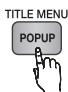 SAMSUNG BD-D7500 - Uso del menu emergente - 2