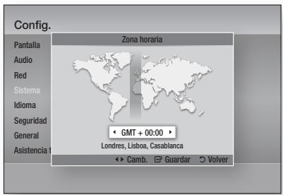 SAMSUNG BD-D7500 - Zona horaria - 1