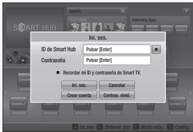 SAMSUNG BD-D7500 - Creación de una cuenta - 1