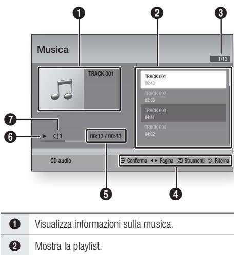 SAMSUNG BD-D7500 - Riproduzione di un CD audio (CD-DA)/MP3 - 1