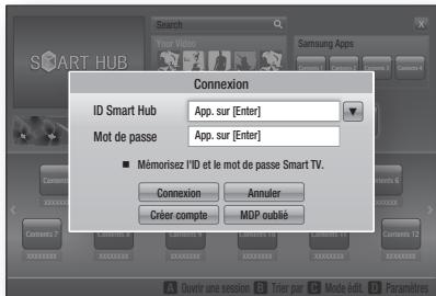 SAMSUNG BD-D7500 - Création d'un compte - 1