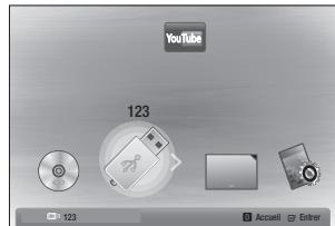 SAMSUNG BD-ES5000, BD-ES 5000 - Lecture de contenu à partir d'un périphérique de stockage USB - 2