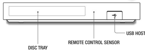SAMSUNG BD-F5100,  BD-F5500,  BDF5100,  BDF5500,  BD-F 5100,  BD F5100 - Front Panel - 2