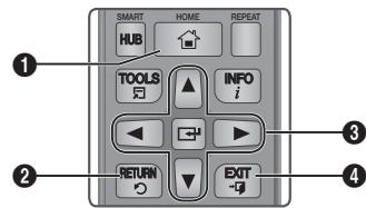 SAMSUNG BDE5500 - Aceder ao ecrã Definições - 1