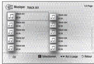 Musique TRACK 001 TRACK 001 02:38 TRACK 003 02:38 TRACK 005 02:38 TRACK 007 02:38 TRACK 009 02:38 CD Selectioner Acc & page Retour