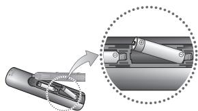 SAMSUNG BDF-5100 - Installazione delle batterie - 1