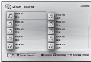 SAMSUNG BD-H5900 - Lista de reproduccion - 1