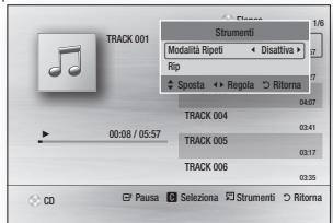 SAMSUNG BD-H5900 - Ripetizione di un CD audio (CD-DA)/ MP3 - 1