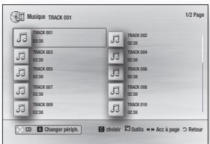 SAMSUNG BD-H5900 - Liste de lecture - 1