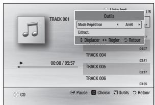 SAMSUNG BD-H5900 - Répétition d'un CD audio (cd-da)/mp3 - 1