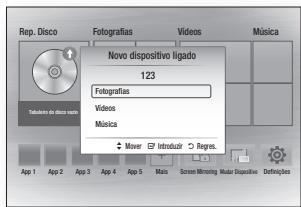 SAMSUNG BD-H5900 - Reproduzir ficheiros num dispositivo USB - 1