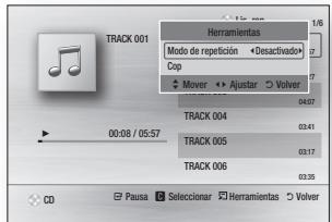 SAMSUNG BD-H5900 - Repeticion de un CD de audio (CD-DA)/MP3 - 1
