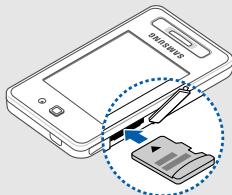SAMSUNG PLAYER STYLE - Insérer une carte mémoire (en option) - 1