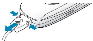 SAMSUNG SGH-A800 - Chargement de la batterie avec le chargeur rapide - 2