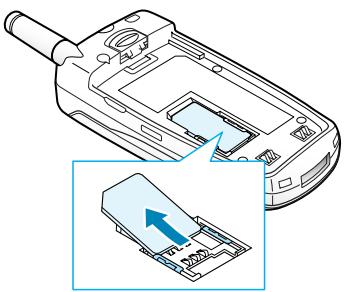 SAMSUNG SGH-A800 - Retrait de la carte SIM - 1