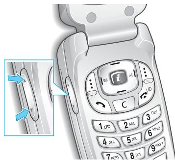 SAMSUNG SGH-E600 - Réglage du volume - 1
