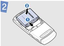 SAMSUNG SGH-U600 - Mise en service - 2