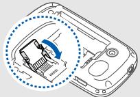 SAMSUNG B3410 - Insérer une carte mémoire (facultatif) - 4