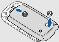 SAMSUNG B3410 - Remettez le cache de la batterie en place. - 1
