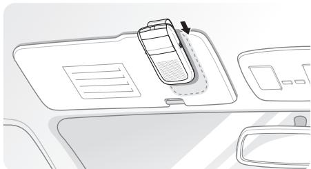 SAMSUNG BHF1000 - Τοποθέτηση του κιτ αυτοκινήτου handsfree στο όχημά σας - 1