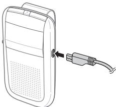 SAMSUNG BHF1000 - De handsfree carkit opladen - 2