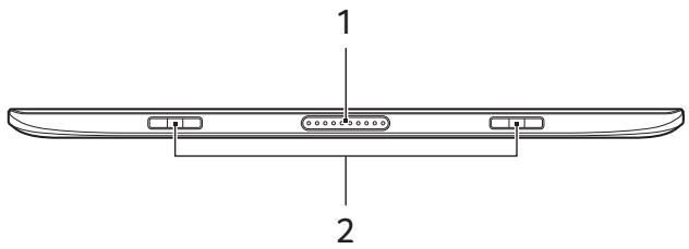 ACER ASPIRE SWITCH 11 SW5-111P-18K0 - Vue inférieure - 1