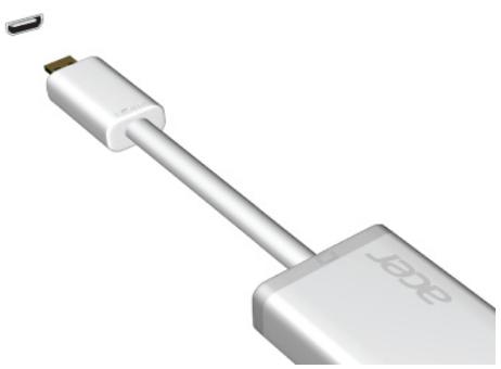 ACER ASPIRE SWITCH 11 SW5-111P-18K0 - MICRO HDMI - 1