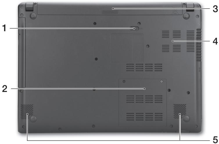 ACER ASPIRE V5471 - Vedere bază - 1
