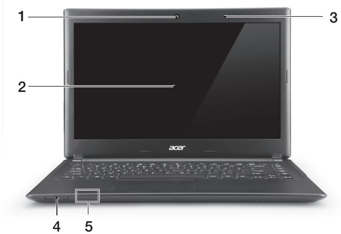 ACER ASPIRE V5471 - Vista do ecra - 1