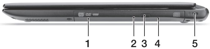 ACER ASPIRE V5471 - Right view - 1