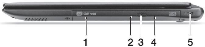 ACER ASPIRE V5471 - Vista derecha - 1