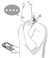 SAMSUNG WEP200 - Wearing the headset - 3