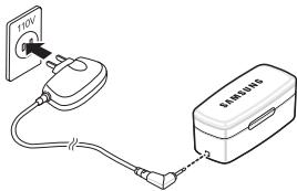 SAMSUNG WEP200 - Carregar o fone de ouvido - 2