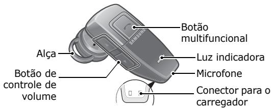 SAMSUNG WEP200 - Descrição geral do fone de ouvido sem fio - 1