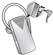 SAMSUNG WEP475 - De headset opladen - 1