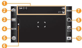 SAMSUNG WAVE 575 GT-S5750E - Capturer une photo - 2