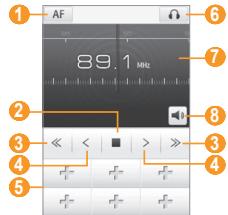 SAMSUNG WAVE 575 GT-S5750E - Écouter la radio FM - 2