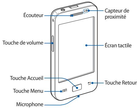 SAMSUNG GALAXY ACE GT-S5830 - > Aspect de l'appareil - 1