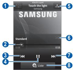 SAMSUNG GALAXY ACE GT-S5830 - Écouter de la musique - 1