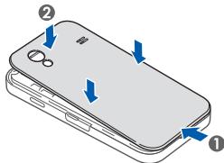 SAMSUNG GALAXY ACE GT-S5830 - Installer la carte SIM ou USIM et la batterie - 6