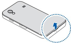 SAMSUNG GALAXY ACE GT-S5830 - Installer la carte SIM ou USIM et la batterie - 1