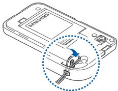 SAMSUNG GALAXY ACE GT-S5830 - Fixer une dragonne (en option) - 1