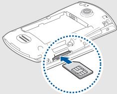SAMSUNG PLAYER STAR 2 GT-S5620 - Installer la carte SIM ou USIM et la batterie - 2