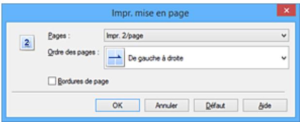 CANON MG 5750 - Impression mise en page - 3