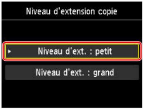 CANON MG 5750 - Modification des paramètres à partir du Panneau de contrôle - 5