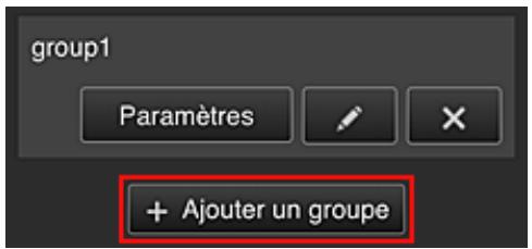 CANON MG 5750 - - Ajouter un groupe - 1