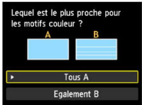 CANON MG 5750 - Examen du motif de vérification des buses - 3