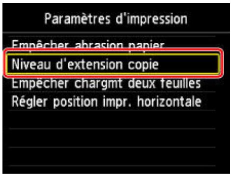CANON MG 5750 - Modification des paramètres à partir du Panneau de contrôle - 4