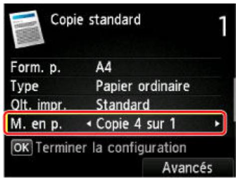 CANON MG 5750 - Copie de quatre pages sur une seule feuille - 1