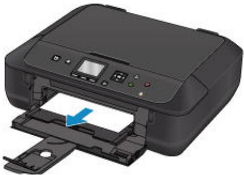 CANON MG 5750 - Retirez doucement le papier. - 1